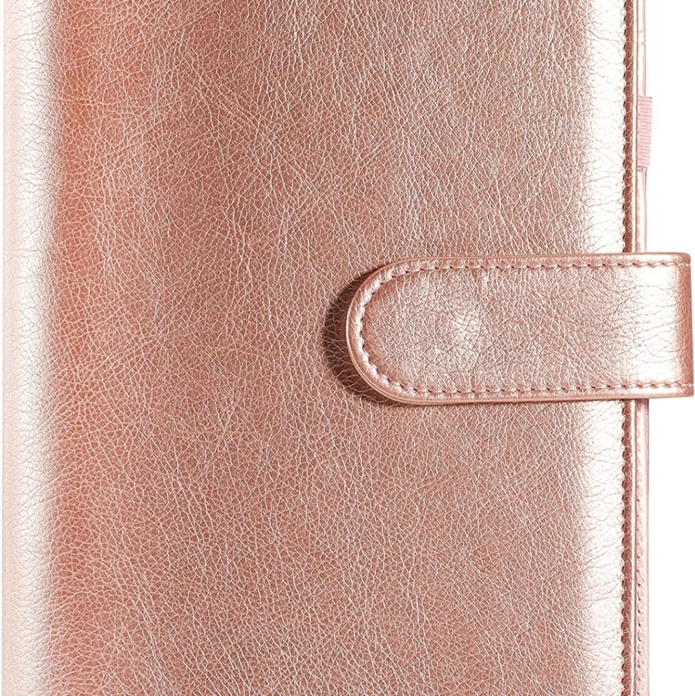 🆓🚚 A6 Binder Cover Rose Gold